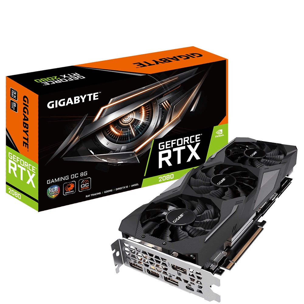 Tarjeta de Video Gigabyte NVIDIA GeForce RTX 2080 Gaming OC, 8GB 256-bit GDDR6, PCI Express x16 3.0