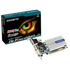 Tarjeta de Video Gigabyte NVIDIA GeForce 210, 1GB 64-bit DDR3, PCI Express 2.0