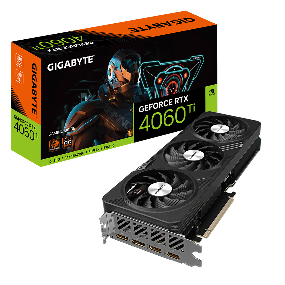 Tarjeta de Video Gigabyte NVIDIA GeForce RTX 4060 Ti Gaming OC, 8GB 128-bit GDDR6, PCI Express 4.0