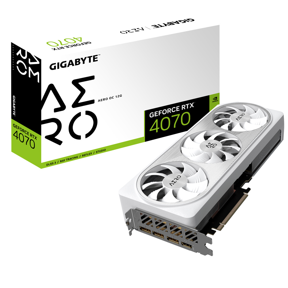 Tarjeta de Video Gigabyte NVIDIA GeForce RTX 4070 AERO OC, 12GB 192-bit GDDR6X, PCI Express 4.0