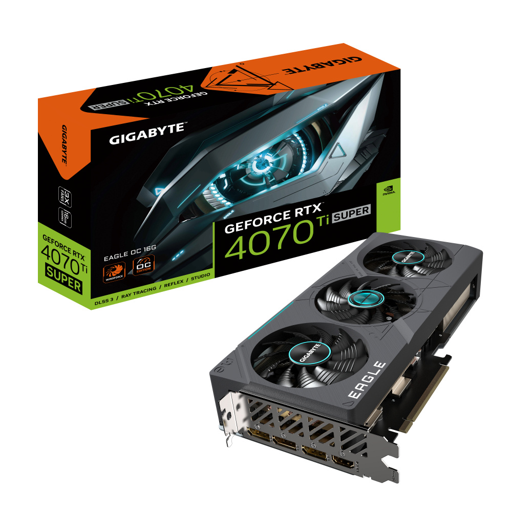 Tarjeta de Video Gigabyte NVIDIA GeForce RTX 4070 Ti SUPER EAGLE OC, 16GB 256-bit GDDR6X, PCI Express 4.0