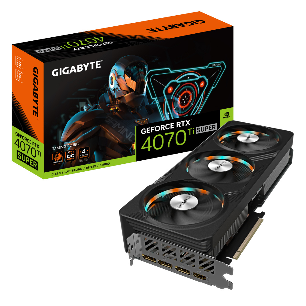 Tarjeta de Video Gigabyte NVIDIA GeForce RTX 4070 Ti SUPER GAMI, 16GB 256-bit GDDR6X, PCI Express 4.0