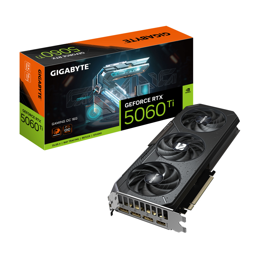 Tarjeta de Video Gigabyte NVIDIA GeForce RTX 5060 Ti GAMING OC, 16GB 128-bit GDDR7, PCI Express x16 5.0 
