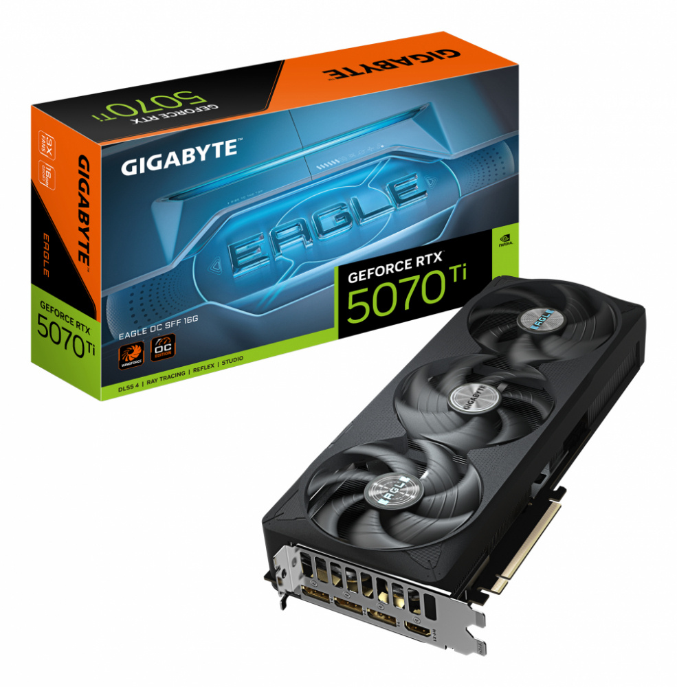 Tarjeta de Video Gigabyte NVIDIA GeForce RTX 5070 Ti EAGLE OC SFF, 16GB 256-bit GDDR7, PCI Express x16 5.0