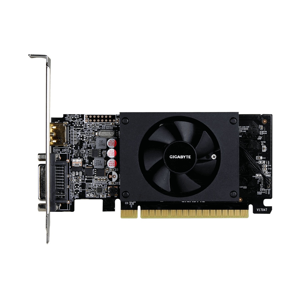 Tarjeta de Video Gigabyte NVIDIA GeForce GT 710 (rev. 2.0), 1GB 64-bit GDDR5, PCI Express x8 2.0