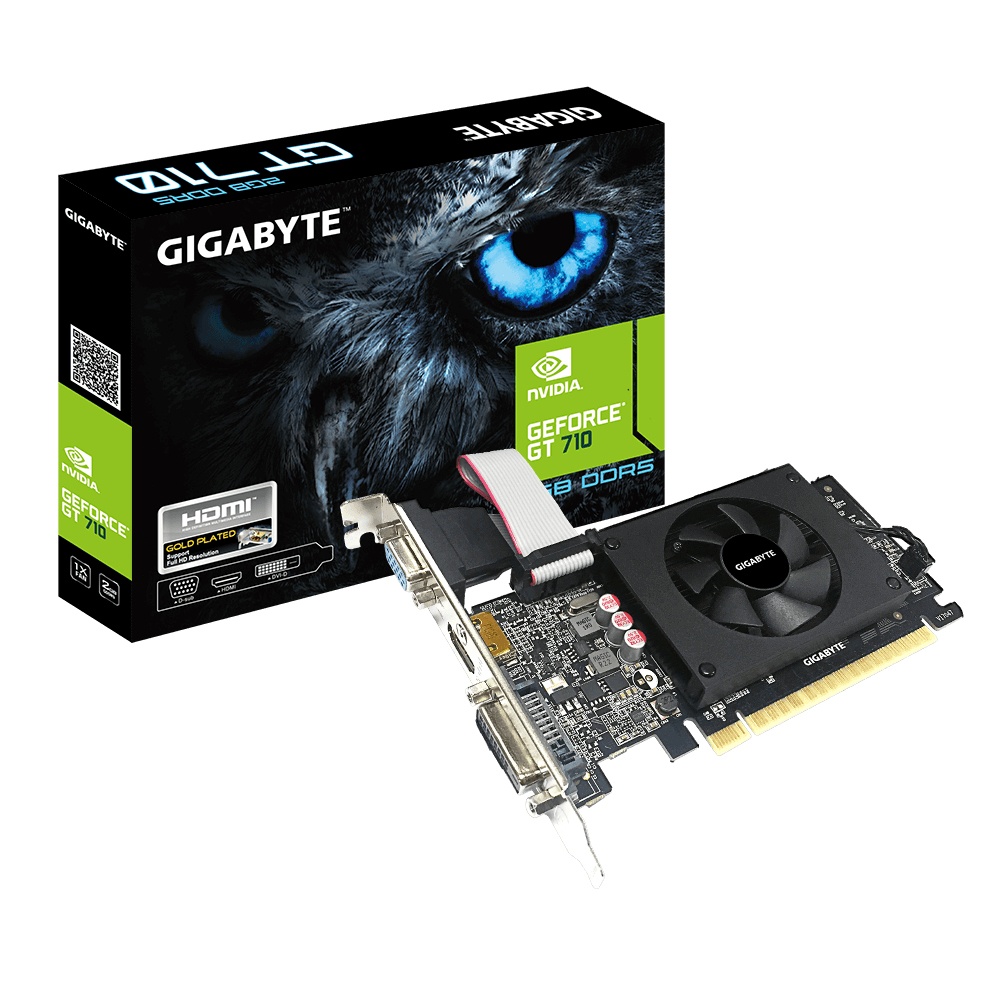 Tarjeta de Video Gigabyte NVIDIA GeForce GT 710 Gaming, 2GB 64-bit GDDR5, PCI Express x8 2.0