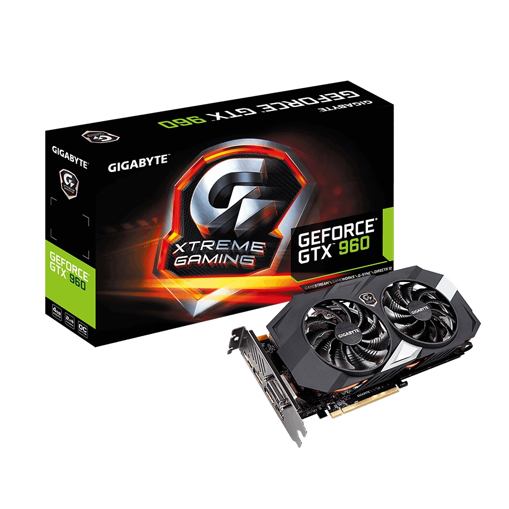Tarjeta de Video Gigabyte NVIDIA GeForce GTX 960, 4GB 128-bit GDDR5, PCI Express 3.0