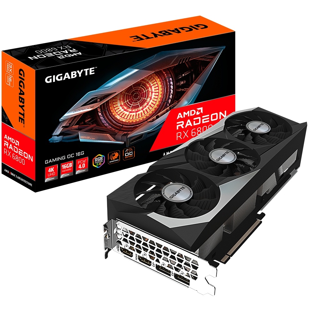 Tarjeta de Video Gigabyte AMD Radeon RX 6800 Gaming OC, 16GB 256-bit GDDR6, PCI Express x16 4.0