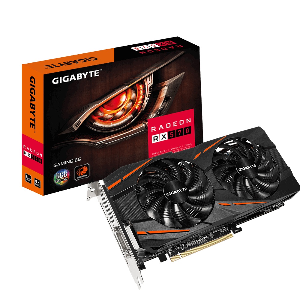Tarjeta de Video Gigabyte AMD Radeon RX 570 GAMING, 8GB 256-bit GDDR5, PCI Express x16 3.0