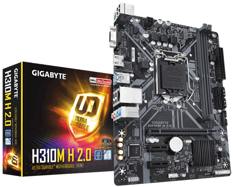 Tarjeta Madre Gigabyte Micro ATX H310M H 2.0 (Rev. 1.0), S-1151, Intel H310, HDMI, 32GB DDR4 para Intel ― Compatibles solo con 8va y/o  9va Generación (Revisar modelos aplicables)