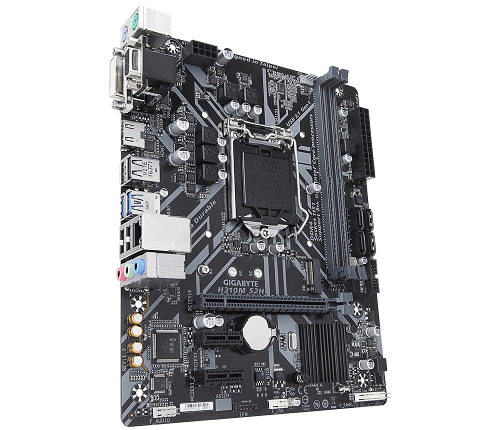 Tarjeta Madre Gigabyte microATX H310M S2H, S-1151, Intel H310, HDMI, 32GB DDR4 para Intel ― Compatibles solo con 8va y/o  9va Generación (Revisar modelos aplicables)