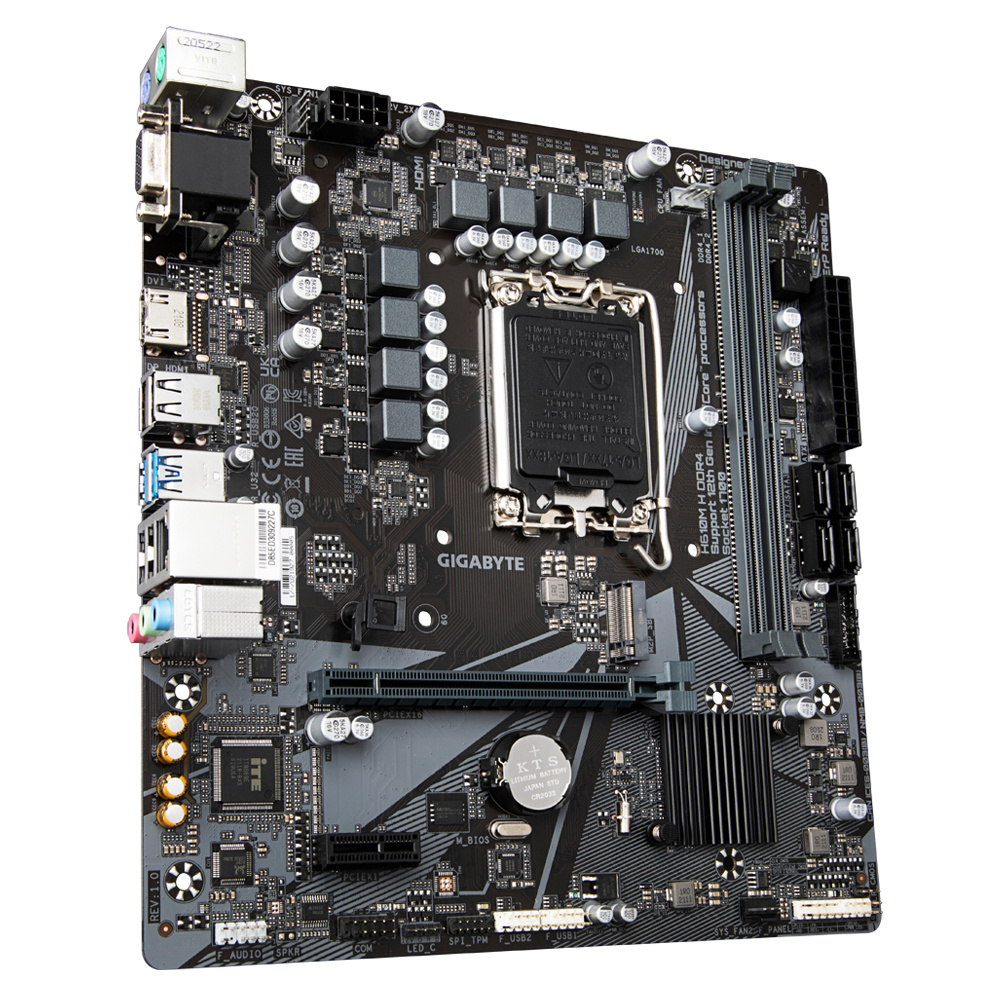 Tarjeta Madre Gigabyte Micro ATX H610M H, S-1700, Intel H610 Express, HDMI, 64GB DDR4 para Intel l B660, HDMI, 128GB DDR4 para Intel ― Requiere Actualización de BIOS para Procesadores Intel 13va. Generación
