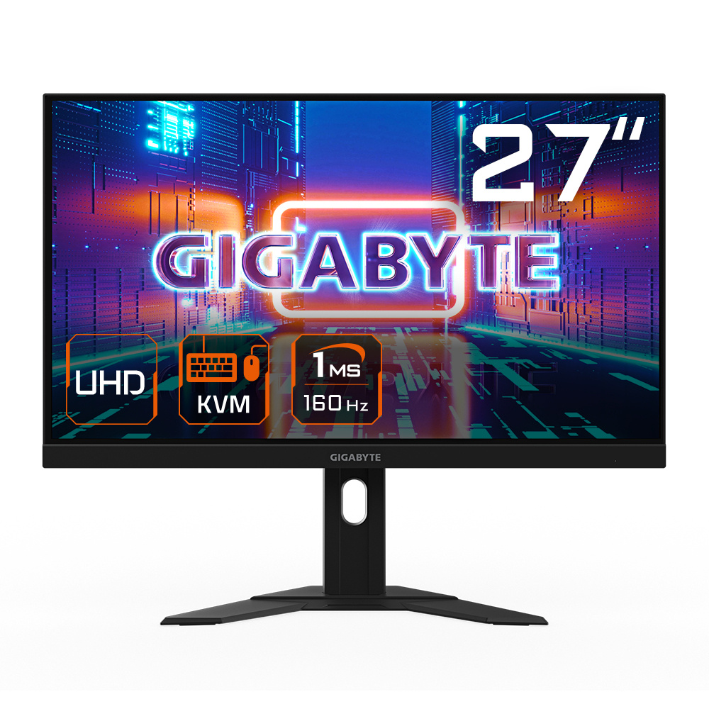 Monitor Gamer Gigabyte M27U SA LED 27", 3840x2160 4K Ultra HD, FreeSync, 160Hz, HDMI/DisplayPort, Bocinas Integradas, Negro 
