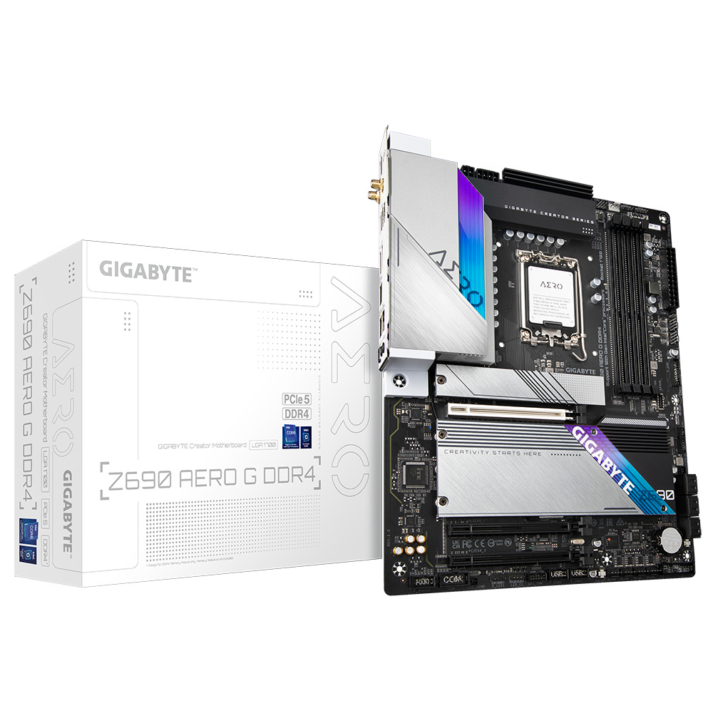 Tarjeta Madre Gigabyte ATX Z690 AERO G DDR4, S-1700, Intel Z690 Express, HDMI, 128GB DDR4 para Intel l B660, HDMI, 128GB DDR4 para Intel ― Requiere Actualización de BIOS para Procesadores Intel 13va. Generación