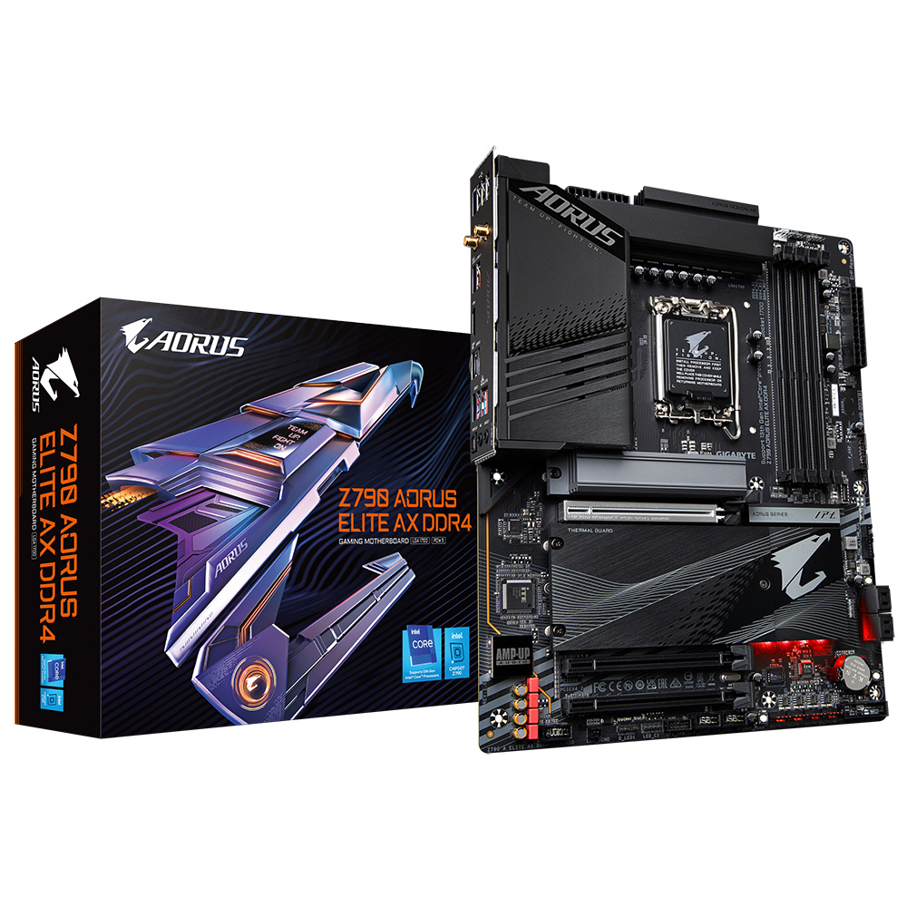 Tarjeta Madre AORUS ATX Z790 AOURUS ELITE AX DDR4, S-1700, Intel Z790, HDMI, 128GB DDR4 para Intel