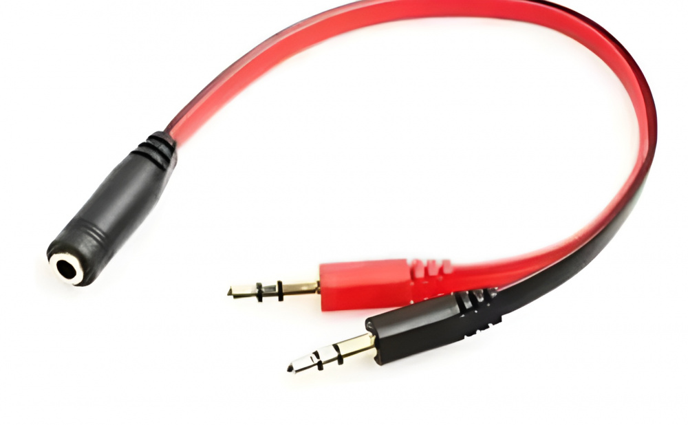 Gigatech Adaptador de Audio 3.5mm Macho - 3.5mm Hembra