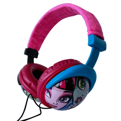 Ginga Audífonos SKR-35148N-SP, Alámbrico, Diseño Monster High