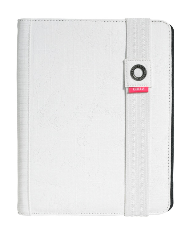 Golla Funda Flip Folder Marilla para iPad 3, Gris/Blanco