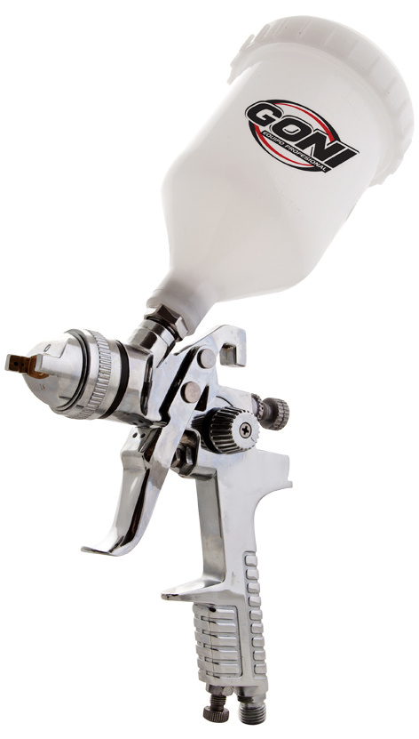Goni Pistola de Gravedad para Pintar 351, 70PSI, 1.4mm, 600ml, Metal