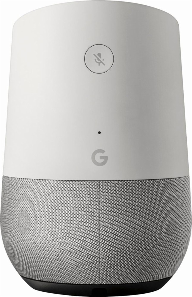 Google Home Asistente de Voz, Inalámbrico, WiFi, Bluetooth, Gris/Blanco
