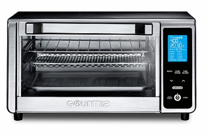 Gourmia Horno Eléctrico/Freidora GTF1150, 1500W, 260 °C máx, Plata
