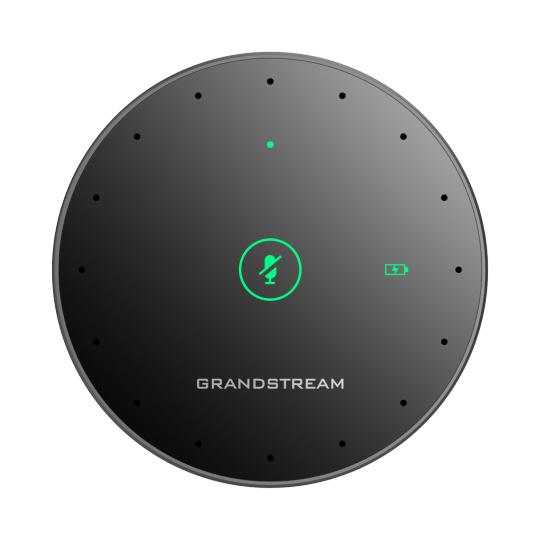 Grandstream Micrófono para Conferencias GMD1208, Inalámbrico, Negro