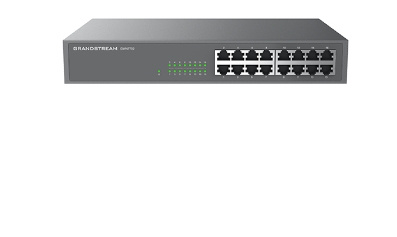 Switch Grandstream Gigabit Ethernet GWN7702, 16 Puertos 10/100/1000Mbps, 32 Gbit/s, 8.000 Entradas - No Administrable
