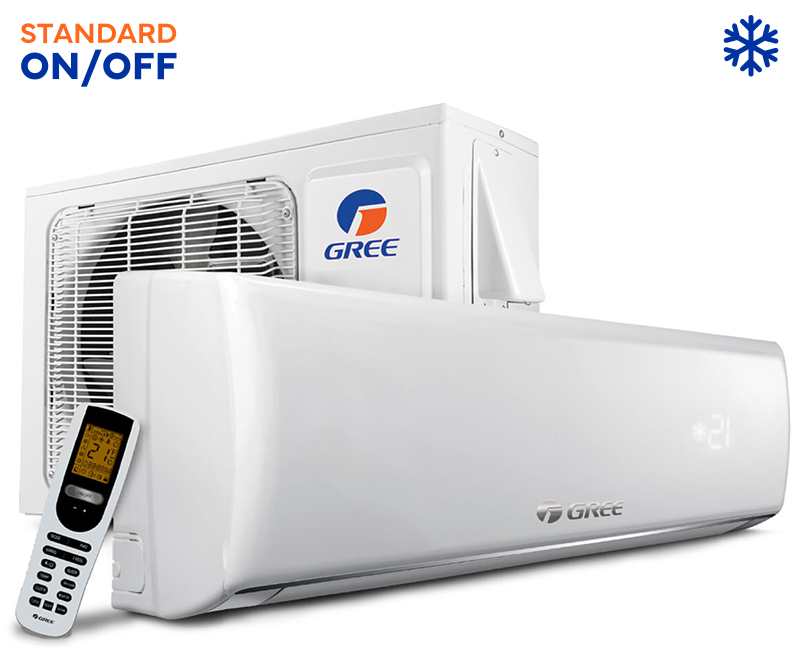 Gree Aire Acondicionado Minisplit Inverter GWC36ATEXH-D3NNA1A, 36000 BTU/h, 1.850W, Solo Frío, 220V, Blanco