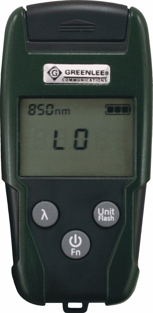 Greenlee Medidor de Alta Potencia para Fibra Óptica con Localizador Visual de Fallos GOPM02, para SC/ST/FC