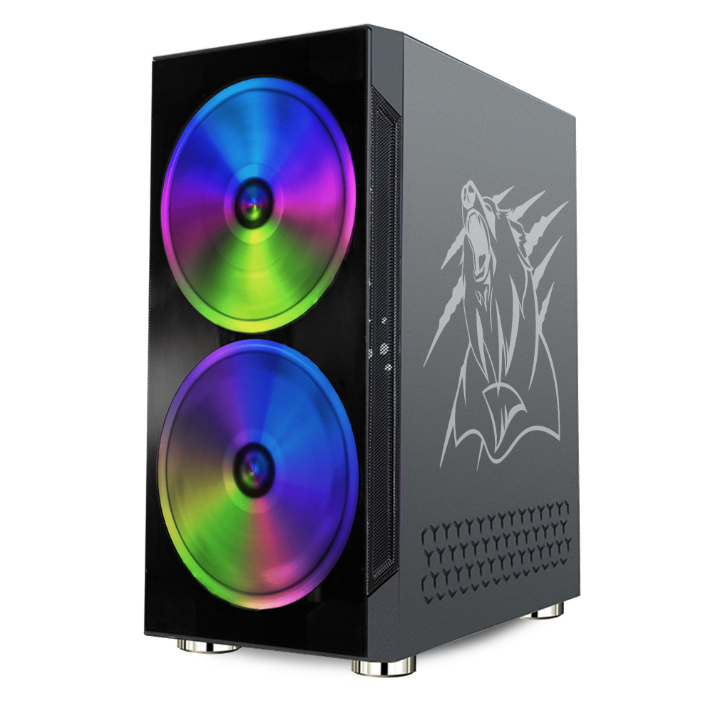 Computadora Gamer Grizzly SG-RZ045, AMD Ryzen 5 5600G 3.90GHz, 16GB, 1TB + 500GB SSD, Windows 10 Prueba ― incluye Monitor, Teclado y Mouse