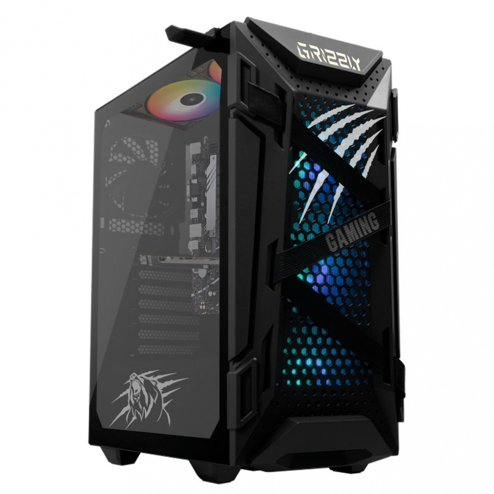Computadora Gamer Grizzly PG-AMD054, AMD Ryzen 7 5700X, NVIDIA GeForce RTX 4060, 32GB, 1TB SSD, Wi-Fi, sin Sistema Operativo
