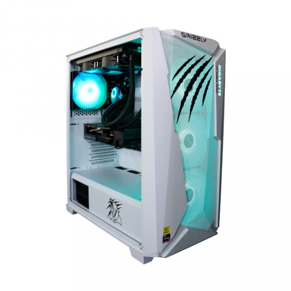 Computadora Gamer Grizzly PG-AMD071, AMD Ryzen 7 5700X, NVIDIA GeForce RTX 5060, 32GB, 1TB SSD, Wi-Fi, sin Sistema Operativo