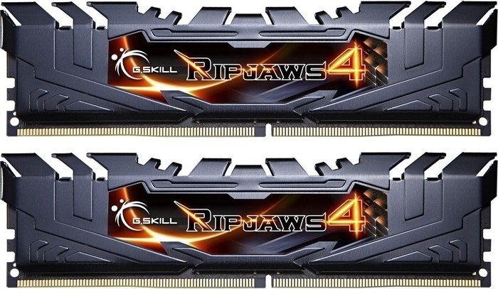 Kit Memoria RAM G.Skill DDR4 Ripjaws4 Black, 3000MHz, 16GB (2 x 8GB), Non-ECC, CL15