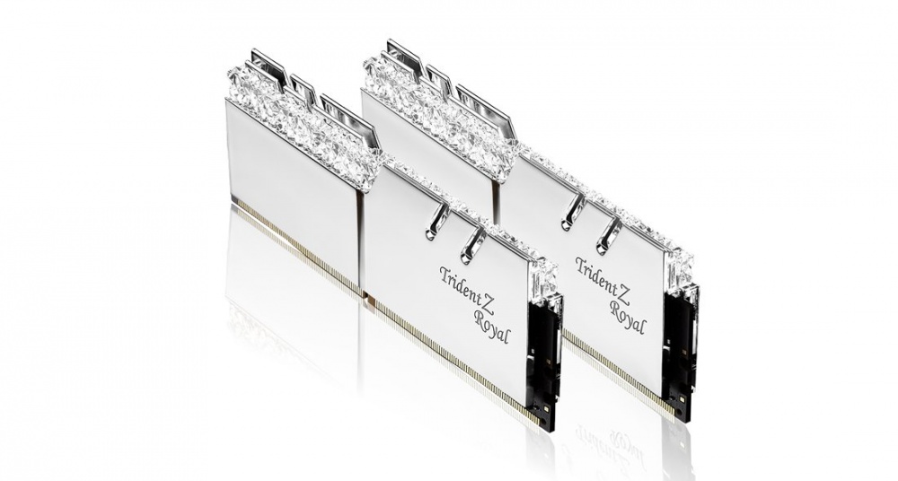 Memoria RAM G.Skill Trident Z Royal DDR4, 3600MHz, 16GB (2 x 8GB), Non-ECC, XMP, Plata