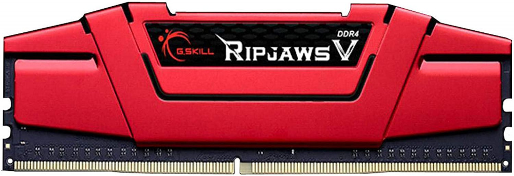Kit Memoria RAM G.Skill Ripjaws V DDR4, 3600MHz, 16GB (2 x 8GB), Non-ECC, CL19, XMP, Rojo