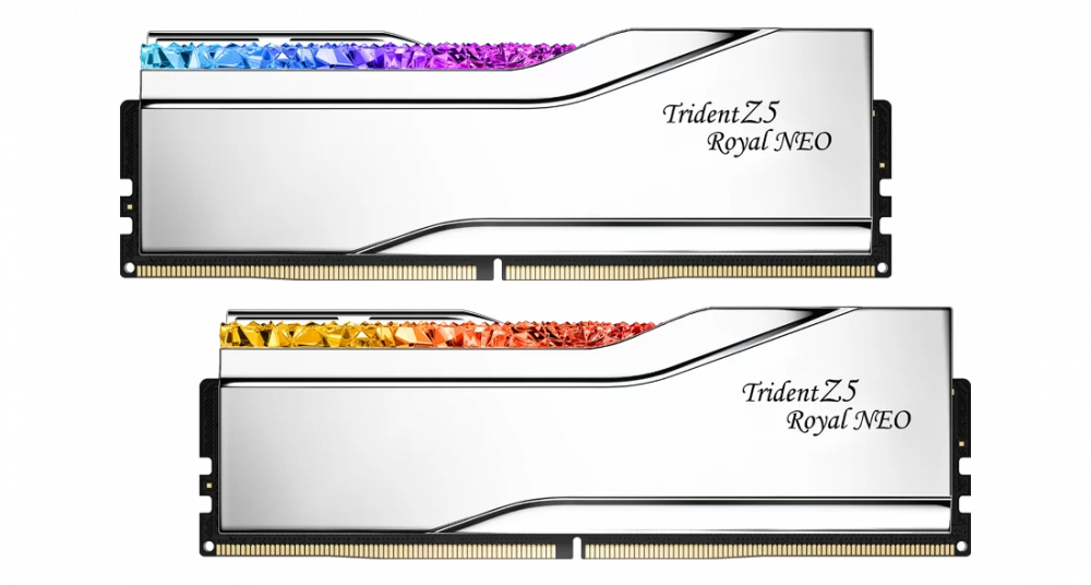 Kit Memoria RAM G.Skill Trident Z5 Royal Neo DDR5, 8000MHz, 32GB - 2 x 16GB, CL38, XMP/EXPO, Blanco