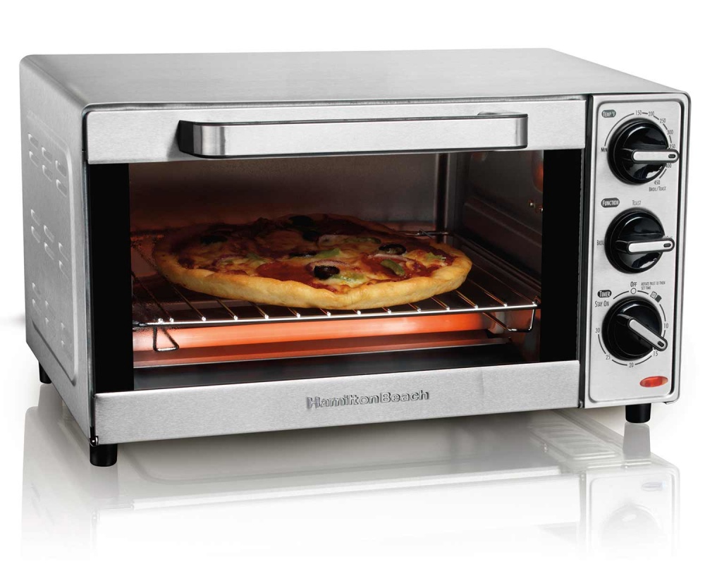 Hamilton Beach Horno Eléctrico 31401, Acero inoxidable