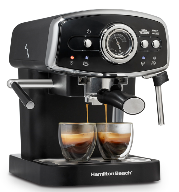 Hamilton Beach Cafetera Espresso 40730, 2 Tazas