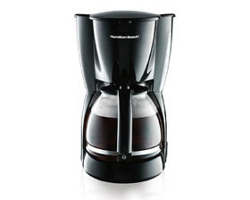 Hamilton Beach Cafetera 49316R, 12 Tazas, Negro