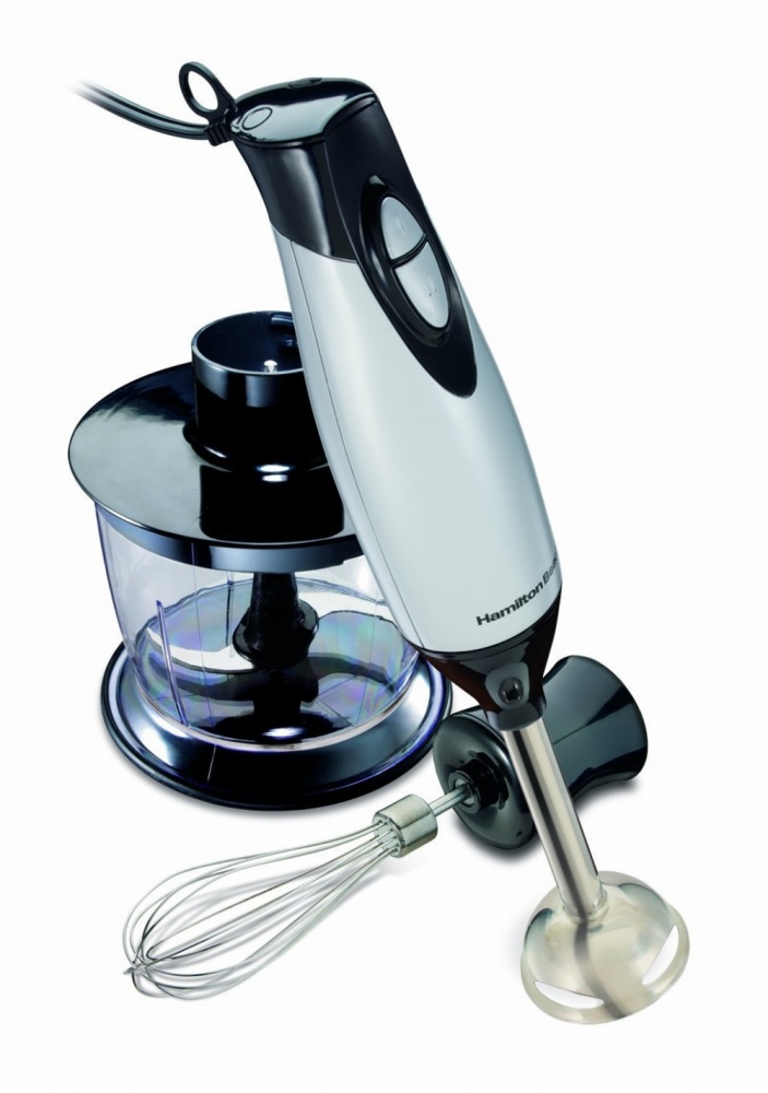 Hamilton Beach Batidora 59765, 225W, 2 Velocidades, Negro/Plata