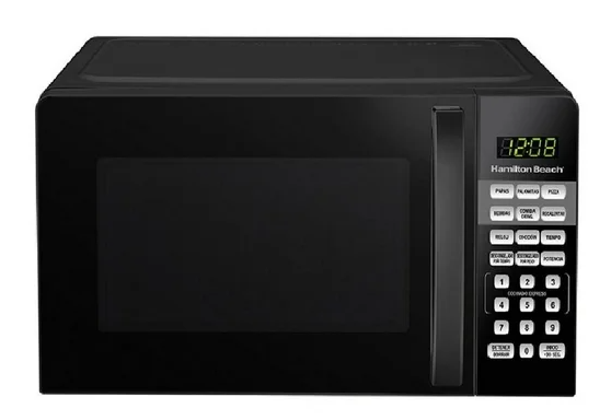 Hamilton Beach Horno de Microondas HBP70J17A, 0.7 Pies Cúbicos, 700W, 19.8 Litros, Negro