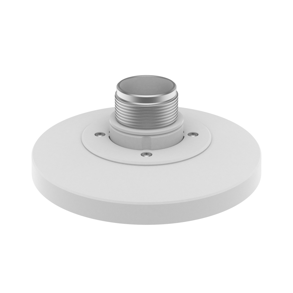 Hanwha Montaje de Pared/Techo Tipo Plato para Cámaras Domo, Blanco, Compatible con Serie X/P