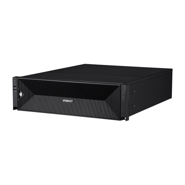 Hanwha NVR de 64 Canales XRN-6410DB4 para 16 Discos Duros, máx.160TB, 3x USB 2.0/3.0, 3x RJ-45