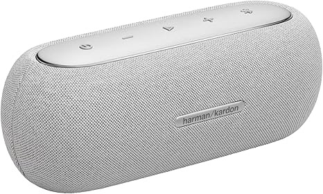 Harman Kardon Bocina Portátil Luna, Bluetooth, Inalámbrico, USB-C, 40W, Gris - Resistente a Polvo/Agua