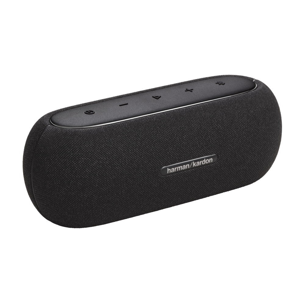 Harman Kardon Bocina Portátil Luna, Bluetooth, Inalámbrico, USB-C, 25W, Negro - Resistente al Agua
