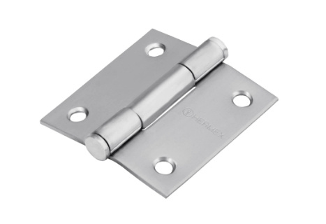 Hermex Bisagra Cuadrada 2", Acero Inoxidable