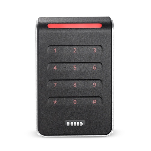 HID Identity Lector de Tarjeta Inteligente con Teclado Signo 40K Estándar, Wiegand