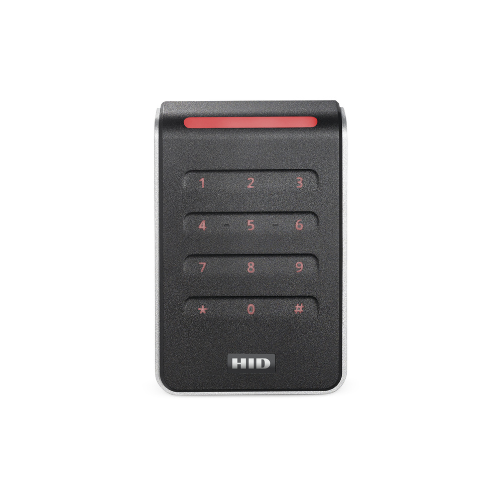 HID Lector de Tarjeta de Proximidad con Teclado Signo RS40KF, Wiegand/OSDP