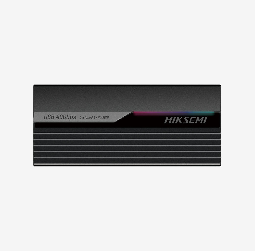 Hiksemi Gabinete para SSD M.2, USB-C, Negro
