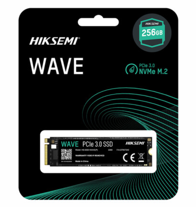 SSD Hiksemi WAVE NVMe, 256GB, M.2, 1800 MB/s Escritura, 2280 MB/s Lectura, PCI Express 3.0